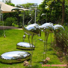 公園不銹鋼火烈鳥(niǎo)