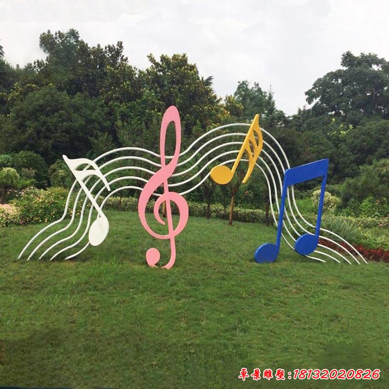 不銹鋼廣場(chǎng)音符景觀雕塑
