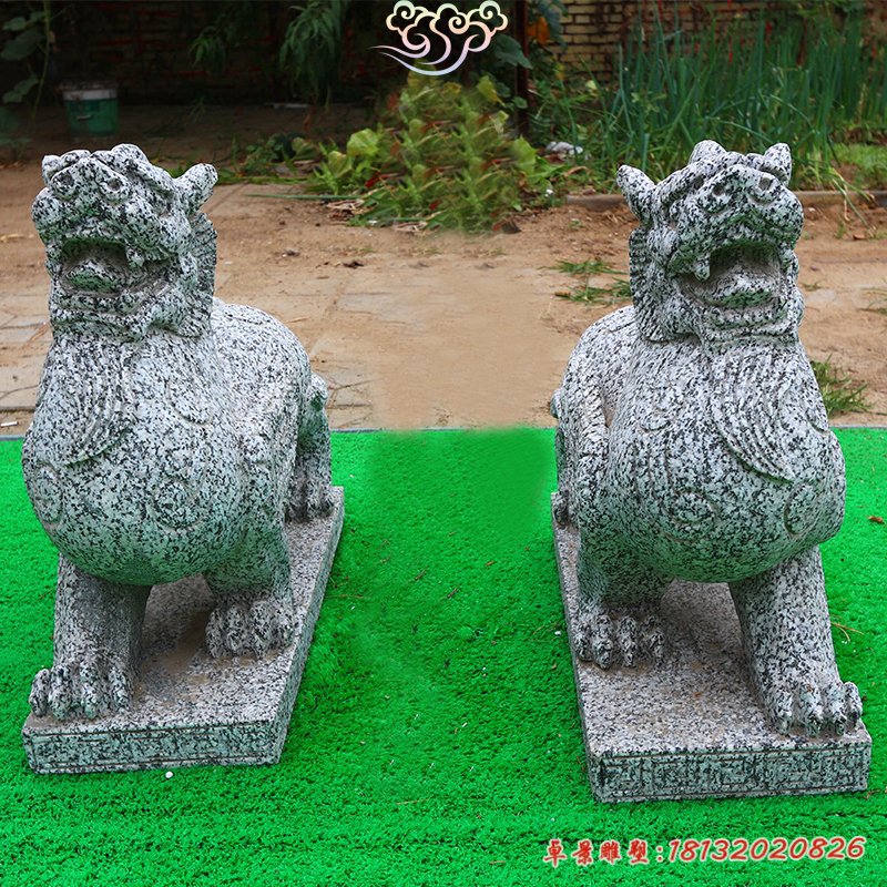 石雕貔貅動(dòng)物雕塑