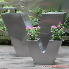 商場(chǎng)花盆不銹鋼