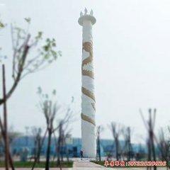 廣場(chǎng)龍柱不銹鋼