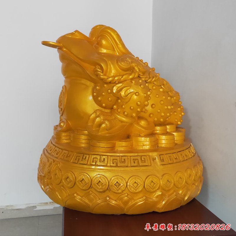 招財(cái)金蟾銅雕 (10)