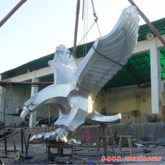 不銹鋼老鷹動(dòng)物雕塑