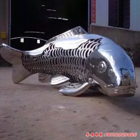 不銹鋼金龍魚(yú)雕塑