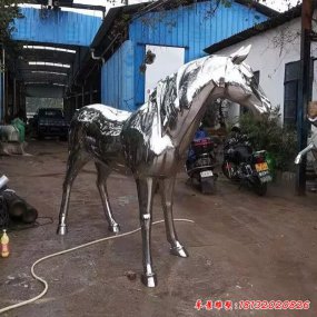 不銹鋼馬雕塑 動物雕塑