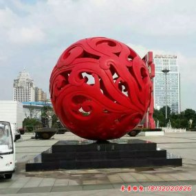 城市雕塑不銹鋼球體