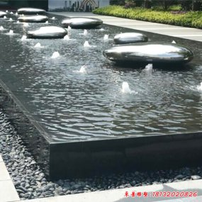 不銹鋼室外景觀水池