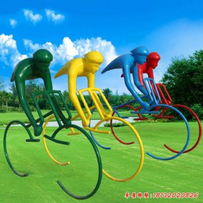 不銹鋼公園人物雕塑