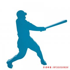 運(yùn)動(dòng)人物剪影不銹鋼雕塑