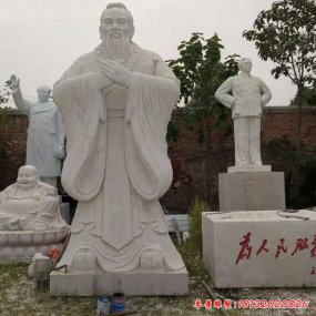 古人石塑像