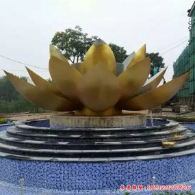 噴泉水景不銹鋼雕塑