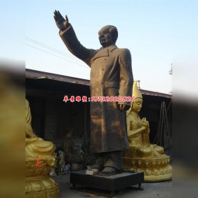 廣場偉人銅雕