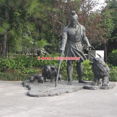 鑄銅雕塑人物
