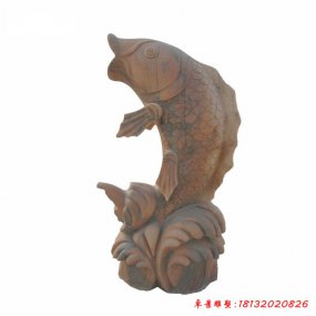 景觀噴水石雕動物