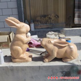 十二生肖動物石雕