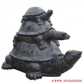 石雕噴水烏龜