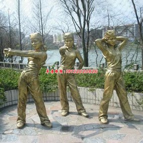 公園雕塑人物銅雕塑