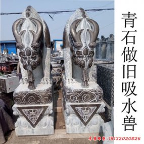 石雕吸水獸