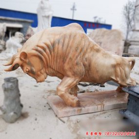 牛十二生肖石雕