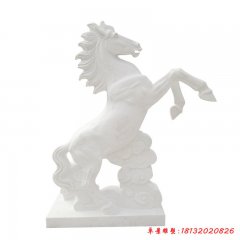 漢白玉馬石雕