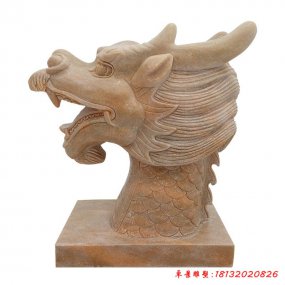 噴水石雕龍頭