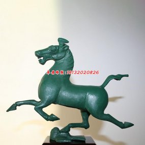 青銅雕刻的馬