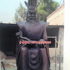 銅雕龍王雕像