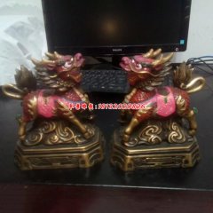書桌銅麒麟