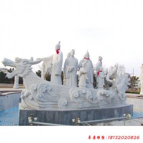 八仙塑像過海