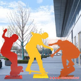 運動抽象雕塑