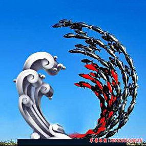魚(yú)雕塑 抽象