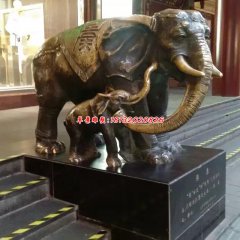 企業(yè)大象銅雕