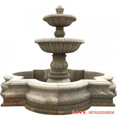 天使噴泉石雕