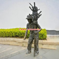 人物銅雕淫