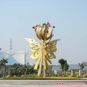 花瓣式景觀雕塑