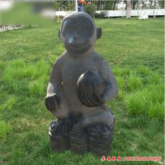 古石雕猴子