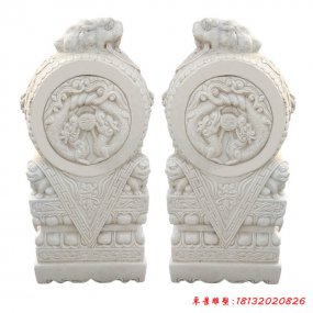 鎮(zhèn)宅門墩石獸