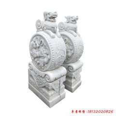 大理石門(mén)墩石鼓