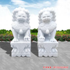 抽象獅子石雕