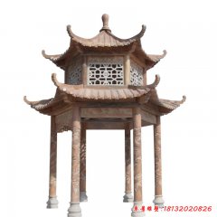 公園景觀亭子石雕