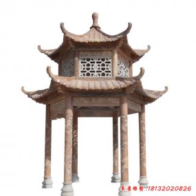 公園景觀亭子石雕