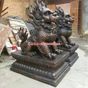 青潮銅麒麟