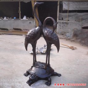 動(dòng)物雕塑鶴