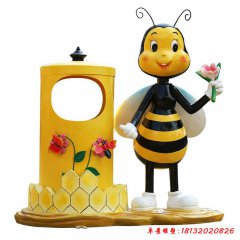 商場(chǎng)卡通蜜蜂雕塑