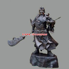 關(guān)公銅雕刻