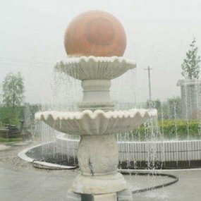 公園跌水雕塑