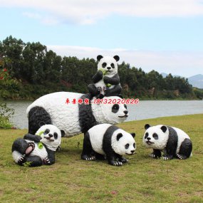 玻璃鋼仿真熊貓