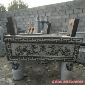 仿古石雕香爐