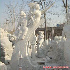 石雕校園人物雕塑