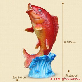 玻璃鋼魚(yú)雕塑